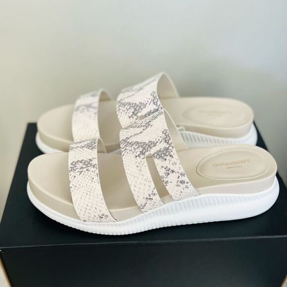 COLE HAAN ZeroGrand Slide Sandal, Ivory/White, Beach Summer Sandal, Size 10 NWT - Picture 3 of 15